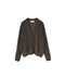 GNSL26031 LINEN/POLYESTER PILE V-NECK 1BUTTON CARDIGAN
