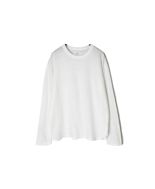 GNSL26511 COTTON SLUB SINGLE JERSEY CREW-NECK LONG/SL T-SHIRTS