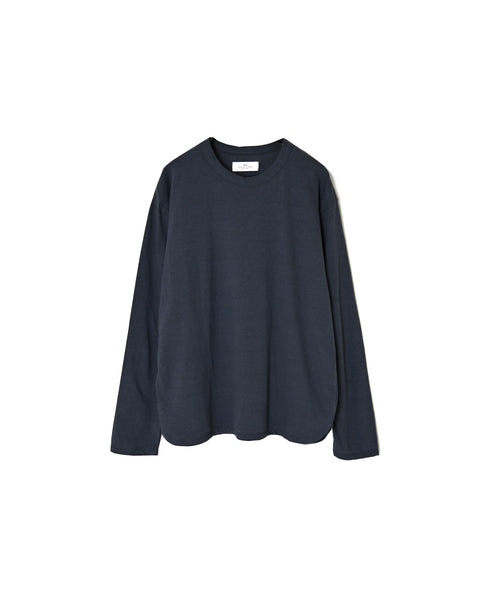 GNSL26511 COTTON SLUB SINGLE JERSEY CREW-NECK LONG/SL T-SHIRTS