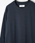 GNSL26511 COTTON SLUB SINGLE JERSEY CREW-NECK LONG/SL T-SHIRTS