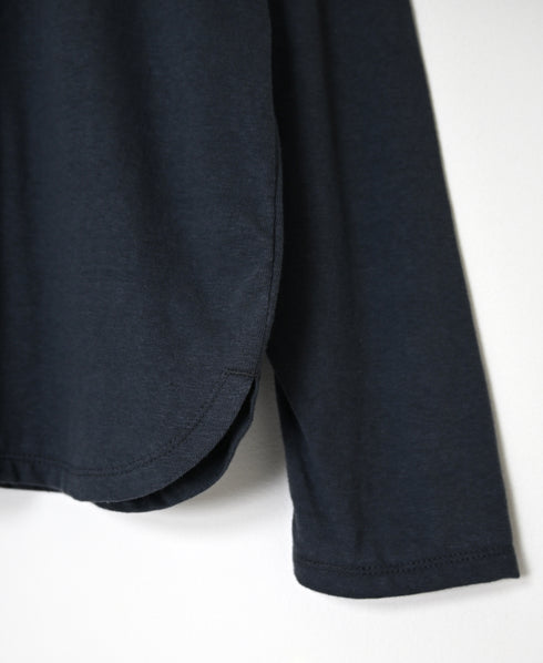 GNSL26511 COTTON SLUB SINGLE JERSEY CREW-NECK LONG/SL T-SHIRTS