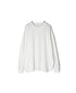 GNSL26512 COTTON SLUB SINGLE JERSEY CREW-NECK L/SL OVERSIZED T-SHIRTS