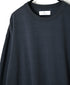 GNSL26512 COTTON SLUB SINGLE JERSEY CREW-NECK L/SL OVERSIZED T-SHIRTS