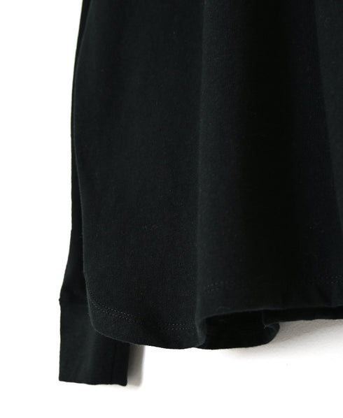 GNSL26512 COTTON SLUB SINGLE JERSEY CREW-NECK L/SL OVERSIZED T-SHIRTS