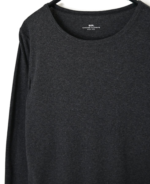 GNSL26522 40/1 COTTON TELECO CREW-NECK L/SL TEE