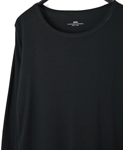 GNSL26522 40/1 COTTON TELECO CREW-NECK L/SL TEE