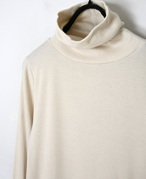 GNSL26521 40/1 COTTON TELECO TURTLE-NECK L/SL TEE