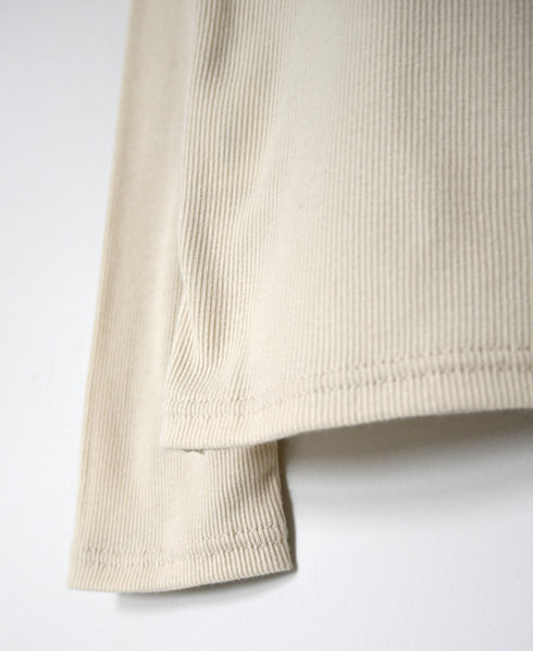 GNSL26521 40/1 COTTON TELECO TURTLE-NECK L/SL TEE