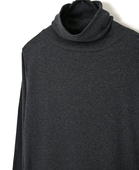 GNSL26521 40/1 COTTON TELECO TURTLE-NECK L/SL TEE