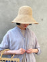 ANMDS2312 RAFFIA HAT BRIM 12cm