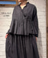 INMDS26701 TWILL COTTON KHADI PLAIN FRILL CACHE COEUR