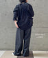 GNMDS2502WS WOOL SERGE 2TUCK WIDE EASY PANTS