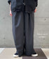 GNMDS2502WS WOOL SERGE 2TUCK WIDE EASY PANTS