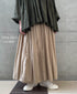 NMDS26605D ORGANIC MICRO CHK&VOILE PLAIN PATCHWORK OVERDYE RAJASTHAN GATHERED SKIRT