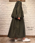 NMDS26605D ORGANIC MICRO CHK&VOILE PLAIN PATCHWORK OVERDYE RAJASTHAN GATHERED SKIRT