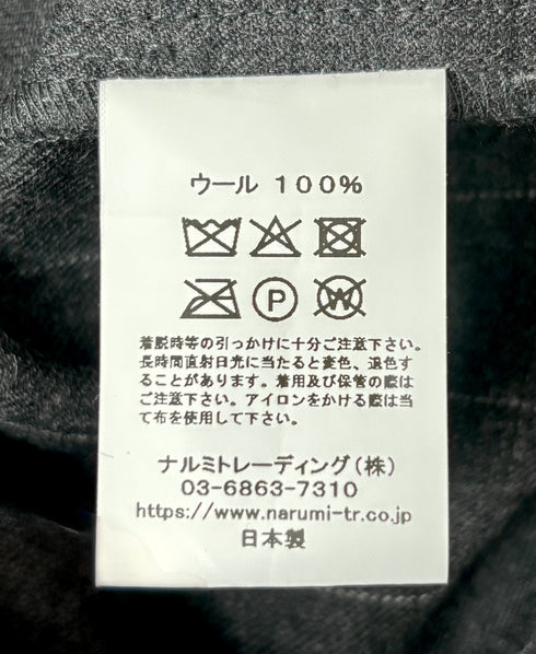 GNMDS2501WS WOOL SERGE 2TUCK TAPERED EASY PANTS