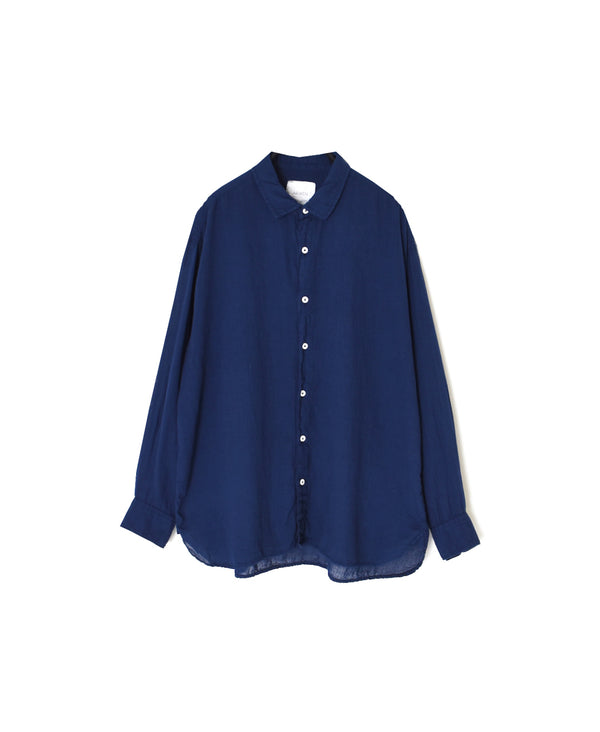 INAM2502G3D 30s GAUZE OVERDYE UTILITY REGULAR COLLAR SHIRT