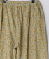 INAM2516FD COTTON FLOWER PRINT GATHERED EASY PANTS WITH LINING