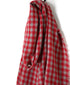 INAM2571 WOOL GINAGHAM CHECK STOLE 70x190cm