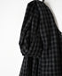INAM2571 WOOL GINAGHAM CHECK STOLE 70x190cm