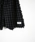 INAM2571 WOOL GINAGHAM CHECK STOLE 70x190cm