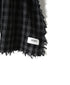 INAM2572 WOOL GINGHAM CHECK STOLE 35x178cm
