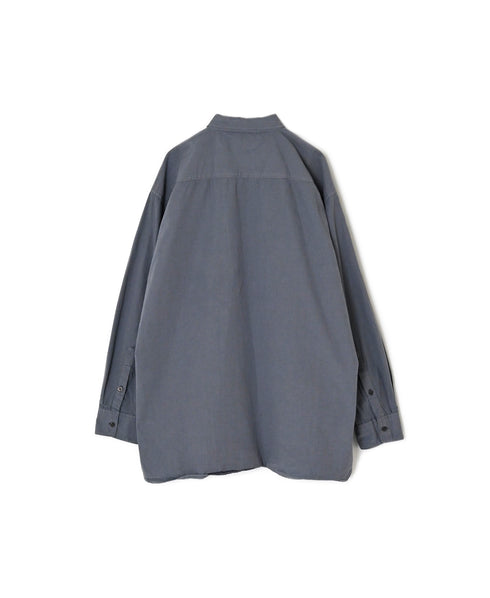 INAM2651PD 40s POPLIN OVERDYE UTILITY REGULAR COLLAR SHIRT