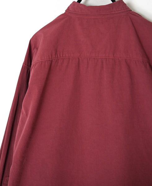 INAM2651PD 40s POPLIN OVERDYE UTILITY REGULAR COLLAR SHIRT