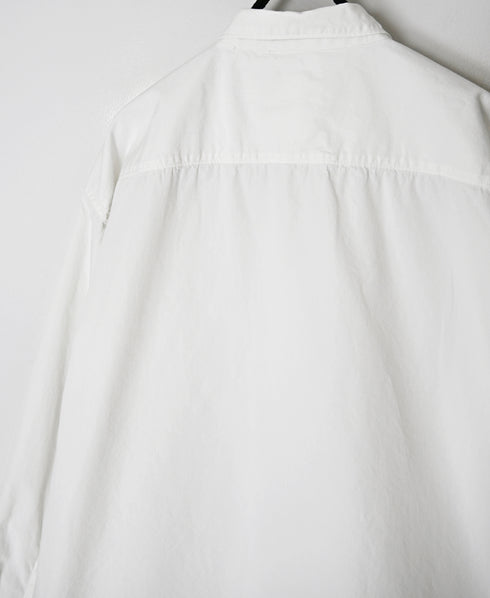 INAM2651PD 40s POPLIN OVERDYE UTILITY REGULAR COLLAR SHIRT