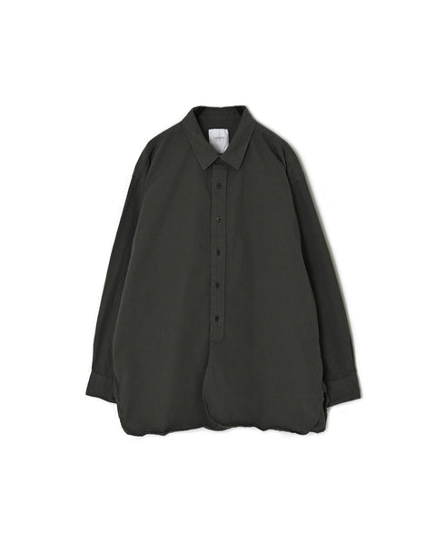 INAM2651PD 40s POPLIN OVERDYE UTILITY REGULAR COLLAR SHIRT