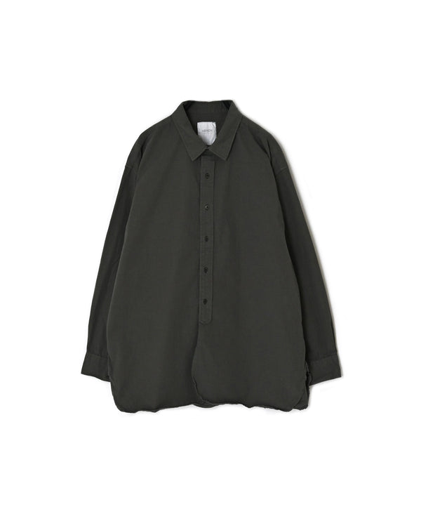 INAM2651PD 40s POPLIN OVERDYE UTILITY REGULAR COLLAR SHIRT