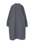 INAM2652PD 40s POPLIN OVERDYE UTILITY BANDED COLLAR LONG SHIRT