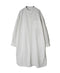 INAM2652PD 40s POPLIN OVERDYE UTILITY BANDED COLLAR LONG SHIRT