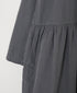 INAM2653PD 40s POPLIN OVERDYE BOAT NECK L/SL ONE-PIECE