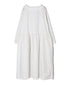 INAM2653PD 40s POPLIN OVERDYE BOAT NECK L/SL ONE-PIECE