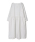 INAM2653PD 40s POPLIN OVERDYE BOAT NECK L/SL ONE-PIECE
