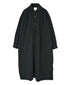 INAM2663TD 30s COTTON TWILL OVERDYE WORK GATHER LONG SHIRT