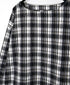 INAM2671 YARN DYED COTTON CHECK BOAT NECK SMOCK