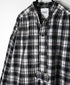 INAM2672 YARN DYED COTTON CHECK WORK GATHER SHIRT