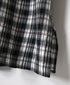 INAM2673 YARN DYED COTTON CHECK WORK GATHER LONG SHIRT