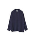 INAM2681DGD COTTON DOUBLE GAUZE CHECK OVERDYE UTILITY BANDED COLLAR SHIRT