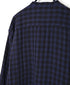INAM2681DGD COTTON DOUBLE GAUZE CHECK OVERDYE UTILITY BANDED COLLAR SHIRT