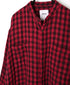 INAM2681DGD COTTON DOUBLE GAUZE CHECK OVERDYE UTILITY BANDED COLLAR SHIRT