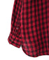 INAM2681DGD COTTON DOUBLE GAUZE CHECK OVERDYE UTILITY BANDED COLLAR SHIRT