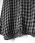 INAM2681DGD COTTON DOUBLE GAUZE CHECK OVERDYE UTILITY BANDED COLLAR SHIRT