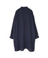 INAM2682DGD COTTON DOUBLE GAUZE CHECK OVERDYE UTILITY BANDED COLLAR LONG SHIRT