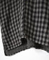 INAM2682DGD COTTON DOUBLE GAUZE CHECK OVERDYE UTILITY BANDED COLLAR LONG SHIRT