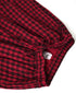 INAM2684DGD COTTON DOUBLE GAUZE CHECK OVERDYE GATHERED EASY PANTS WITH LINING