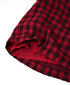INAM2684DGD COTTON DOUBLE GAUZE CHECK OVERDYE GATHERED EASY PANTS WITH LINING