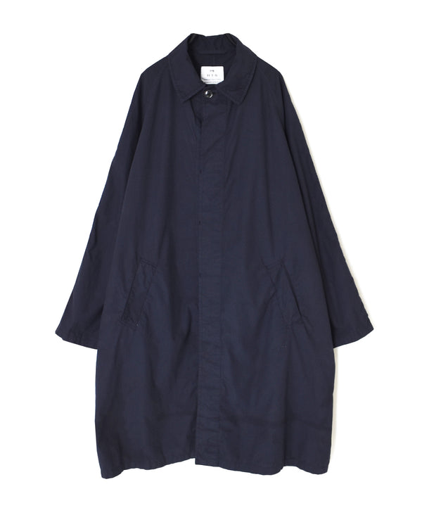 INHT2601CP 60s COTTON POPLIN OVERDYE BALMACAAN COAT